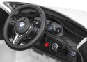 Auto na akumulator BMW X6M Biały 2x45W + SKÓRA + MP3 + ŚWIATŁA LED